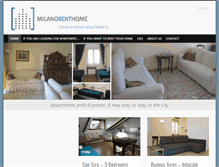 Tablet Screenshot of milanorenthome.com